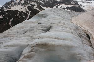 Ледник Алибек (ледолазанье) 12-13.06.2009