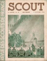 "Revue "SCOUT" n°18 du 5 Octobre 1934" Boys and Scouts of Pierre Joubert