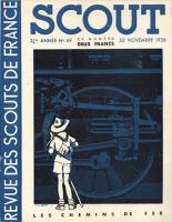 « Revues SCOUT N° 69,70, et 71 de Novembre et Décembre 1936 »  Boys and Scouts of Pierre Joubert