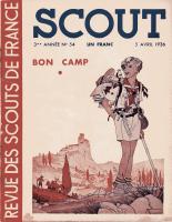 « Revues SCOUT n°54 et 56 d’Avril et Mai 1936 » Boys and Scouts of Pierre Joubert