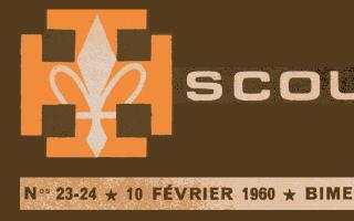 "Revues Scout 1960" Boys and Scouts of Pierre Joubert