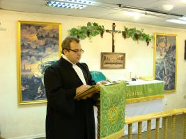 Проповедь и призвание на служение Виктора Алиева в приходе Св.Михаила ЕЛЦ АИ 16 июля 2009 г