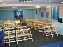 Богослужебный зал прихода Св.Михаила в Москве ЕЛЦ АИ