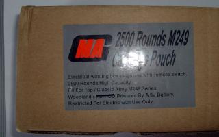MAG 2500 Rounds M249 Cartrige Pouch