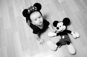 Micky Mouse and his best friend