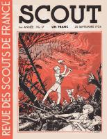 "Revue "Scout" N°17 du 20 Septembre 1934" Boys and Scouts of Pierre Joubert