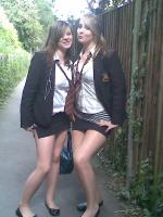 schoolgirls