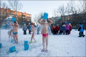 Ice bucket challenge in Russia