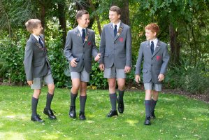 Schoolboys 1: Traditional uniforms with shorts and knee socks