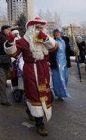 Парад Дед-Морозов на Волге, 3.01.2012